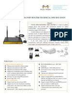 F7834S Gps+lte&wcdma Wifi Router Technical Specification