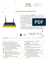 f3834 Lte&Wcdma Wifi Router Specification