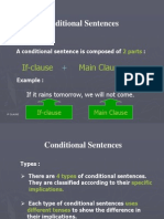 Conditional Sentences: If-Clause Main Clause