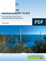 Wild Horse Management Plan: For The Warragamba Special Area Within Blue Mountains National Park