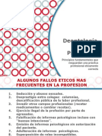 Deontología Para Psicólogos