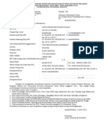 Formulir Permohonan Diploma & Sarjana (S1) 2013