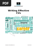 Writing Effective CVs