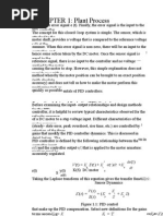 CHAPTER 1: Plant Process Characterization and PID: Theory