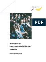 Crossconnect Multiplexer CMXC User Manual