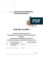 Admon. de Empresas Agroindustriales