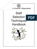 Staff Selection Techniques Handbook v4 Oct2003