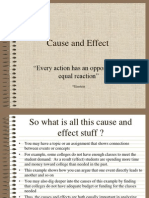 Cause-Effect Writing