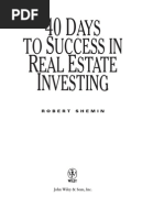 Download 40 Days to Success in Real Estate Investing by SilverBaron SN237748334 doc pdf