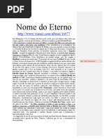 O_Nome_Do_ETERNO