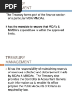 Treasury Duties