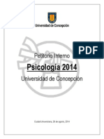 Petitorio Interno Psicología 2014