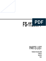 FS-1128MFP Parts List and Diagrams