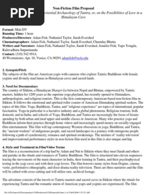 Documentary Proposal