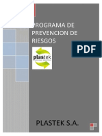 37 Programa de Prevencion de Riesgos Plastek