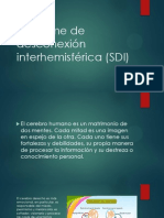 Síndrome de Desconexión Interhemisférica (SDI)