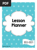 Download Lesson Planner Freebie by Felicia Mg SN237774770 doc pdf