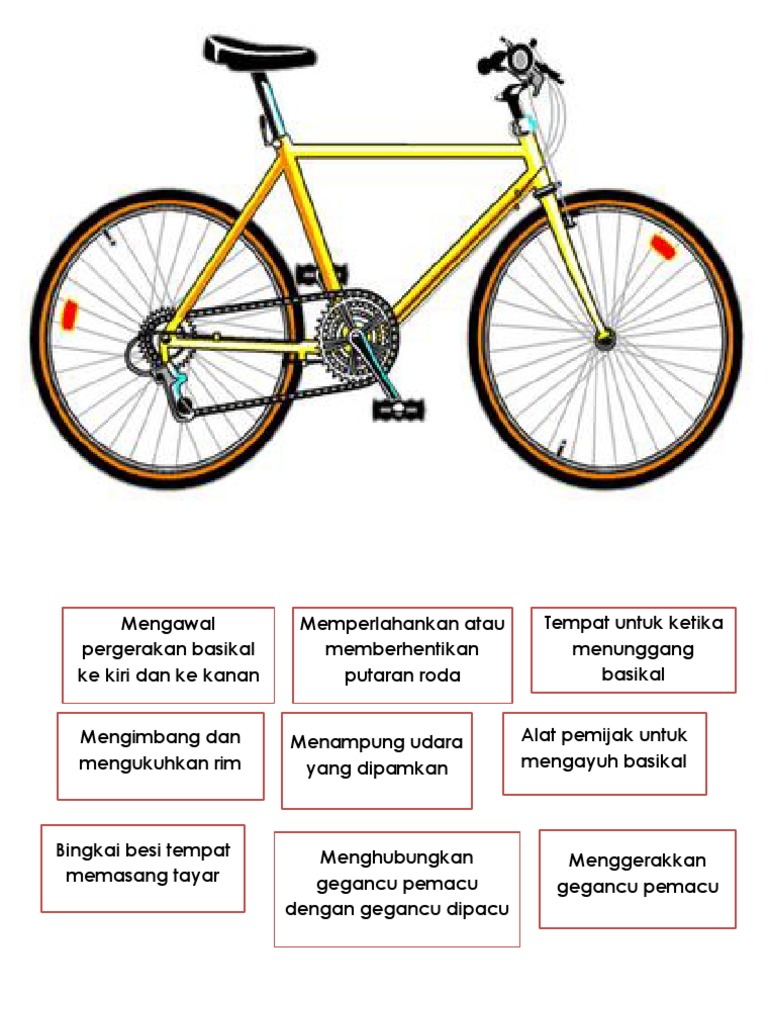 Fungsi Bahagian Basikal Madgad