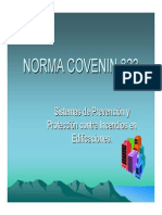 NORMA COVENIN 823 - Presentacion