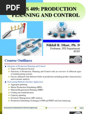 Production Planning and Control