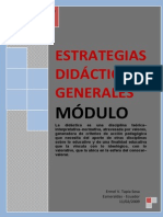 Módulo Estrategias Didácticas Generales