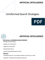 Lecture On AI - Uninformed Search Mechanisms