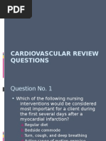 Cardiovascular Review Questions