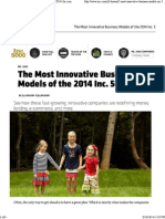Inc. 5000_ the Most Innovative Business Models of 2014 _ Inc