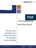 The Mainframe and the Cloud