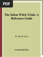 Download The Salem Witch Trials a Reference Guide by SD SN237790694 doc pdf