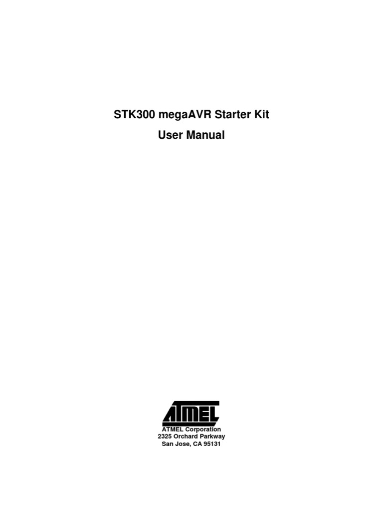 STK300 MegaAVR Starter Kit User Manual | PDF | Electrical Connector ...