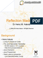 Reflection Madness: DR Heinz M. Kabutz