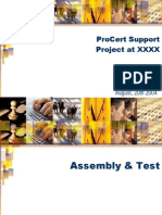 Procert Support Project at XXXX: August, 20Th 2004