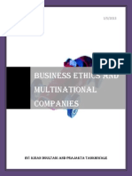Business Ethics and MNC
