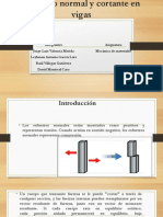 Esfuerzo Normal y Cortante en Vigas-1