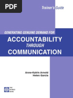 Accountability Through Communication
