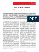 The origins and limits of metal–graphene junction resistance