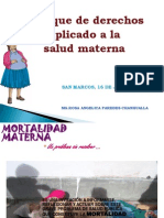 Derechos Humanos y Salud Materna Cajamarca