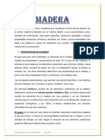Informe de Madera
