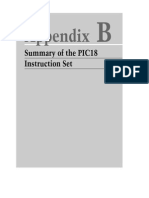 Appendix: Summary of The PIC18 Instruction Set