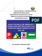 Guia Tec. Señales y Avisos Protec.n Civil p Estab. Salud El Salv. Copy