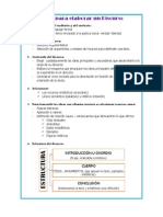 Pasos para Elaborar Un Discurso