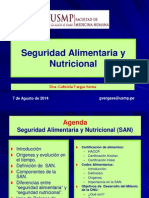 1-PRIMERA CLASE- SAN- SeguridadAlimentaria y Nutricional-7ago2014