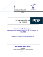 Ejemplo de Documento de Licitacion