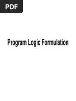 PLF Program Logic Formulation