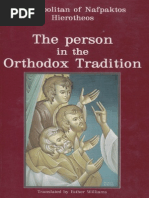 Hierotheos Vlachos - Person in the Orthodox Tradition