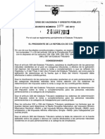 Decreto 1070 de 2013