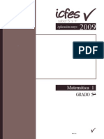 Cuadernillo Matematicas Quinto B 2009