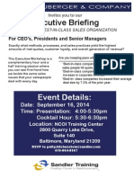 Executive Briefing: Event Details
