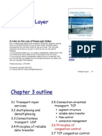 Transport Layer: A Note On The Use of These PPT Slides